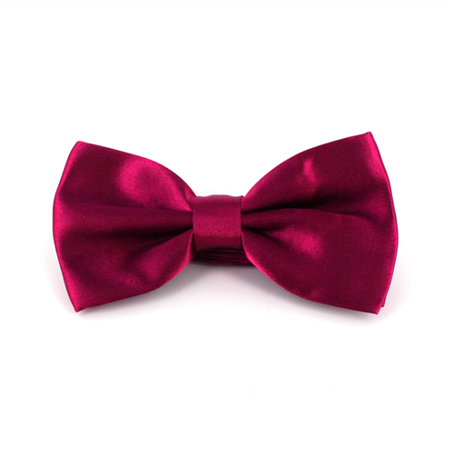 Papillon in raso tinta unita fucsia