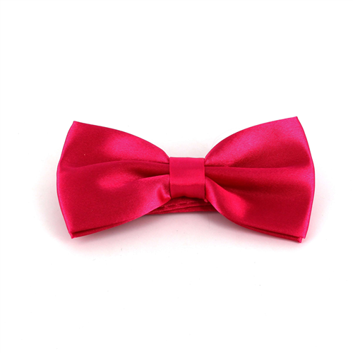 Papillon in raso liscio magenta