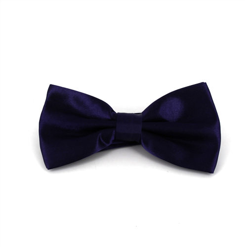 Papillon liscio in raso viola
