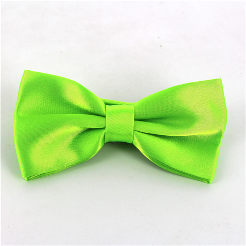 Papillon in Satin Verde Liscio