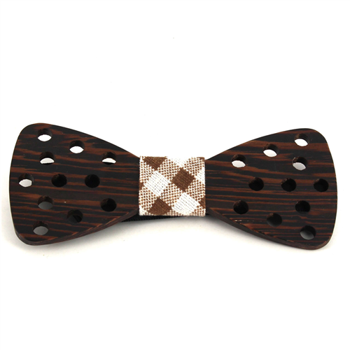 Papillon in Legno con Piccoli Fori