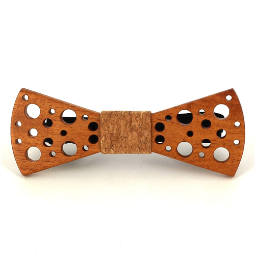 Papillon in Legno con Piccoli Fori