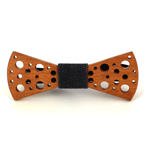 Papillon in Legno con Piccoli Fori