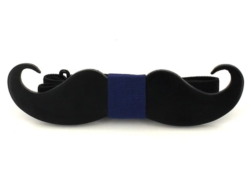 Papillon in Legno con Baffi