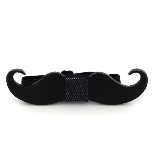 Papillon in Legno con Baffi