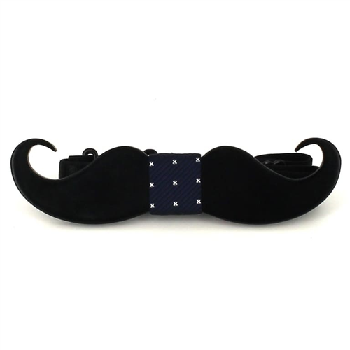 Papillon in Legno con Baffi