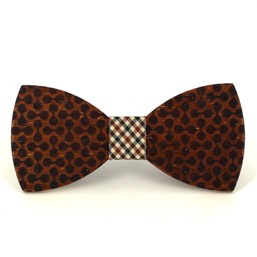 Papillon in Legno a Doppia Sfera