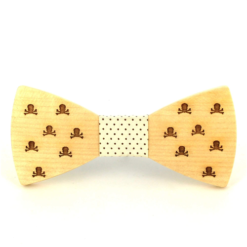 Papillon in Legno Teschi