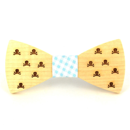 Papillon in Legno Teschi