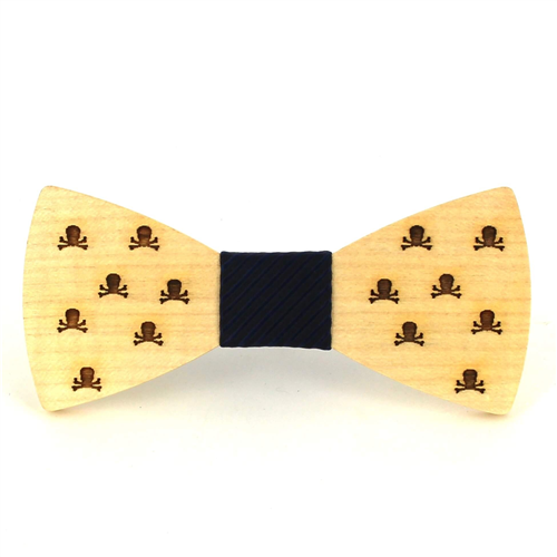 Papillon in Legno Teschi
