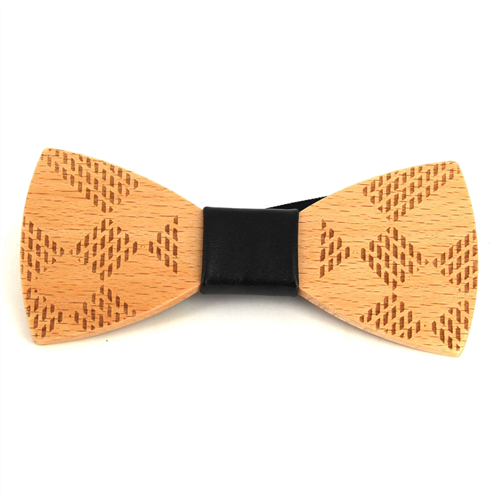 Papillon in Legno a Quadretti
