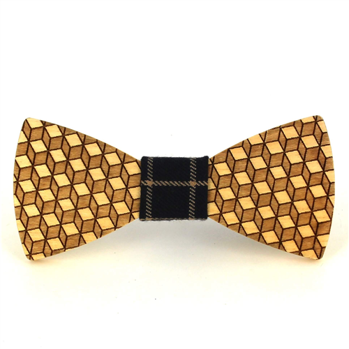 Papillon in Legno a Cubi