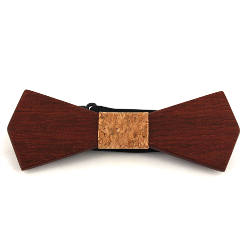 Papillon in legno a forma di deltoidi