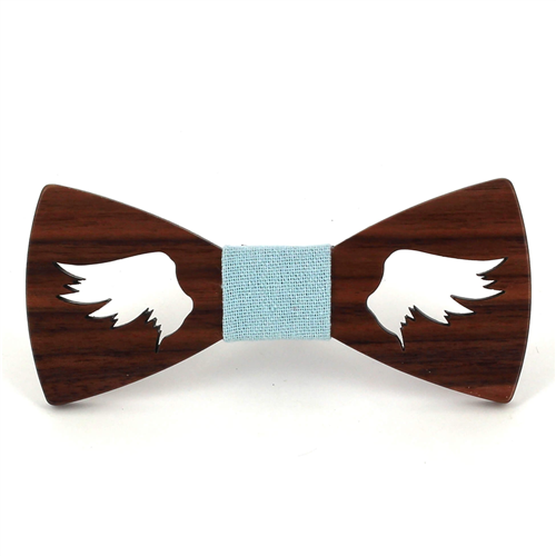 Papillon in Legno Alato Cavo