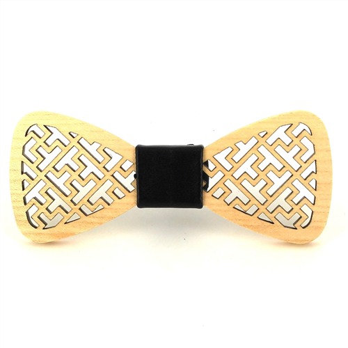 Papillon in Legno Vuoto con Disegni