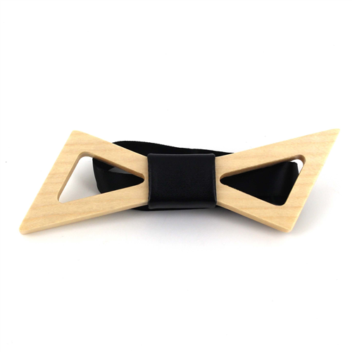 Papillon in Legno a Farfalla Hollow Bow
