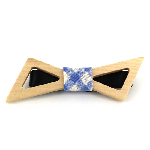 Papillon in Legno a Farfalla Hollow Bow