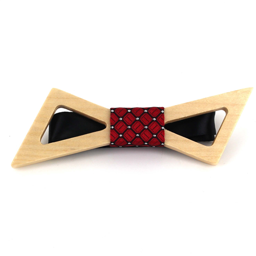 Papillon in Legno con Fiocco a Farfalla Hollow
