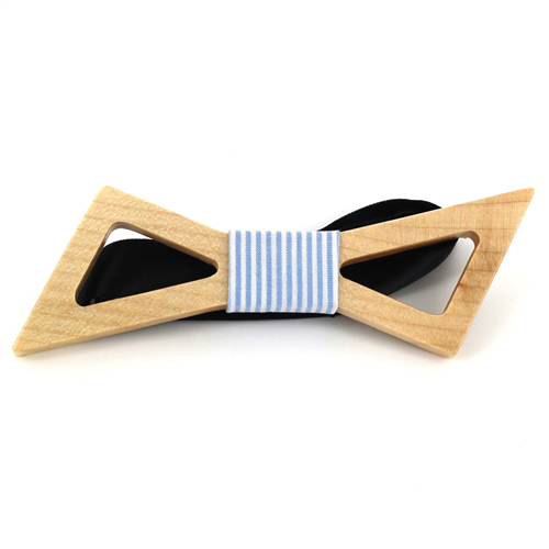 Papillon in Legno a Farfalla Hollow Bow