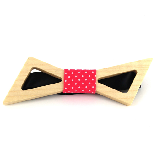 Papillon in Legno a Farfalla Hollow Bow