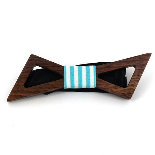 Papillon in Legno a Farfalla Hollow Bow