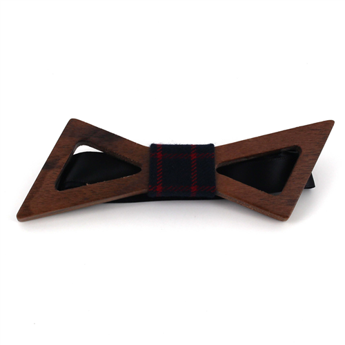 Papillon in Legno a Farfalla Hollow Bow