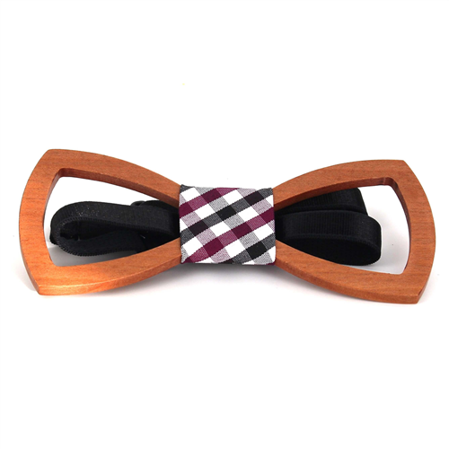 Papillon in Legno Vuoto Arrotondato