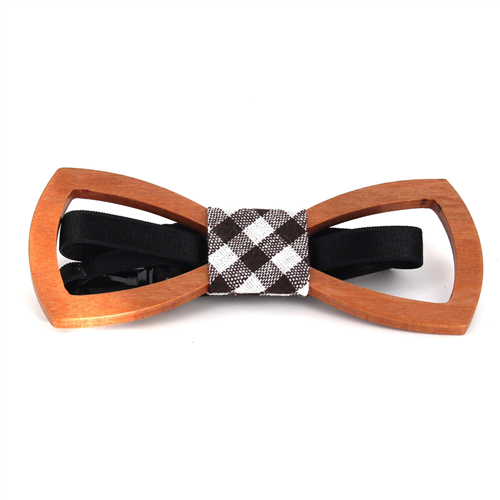 Papillon in Legno Vuoto Arrotondato