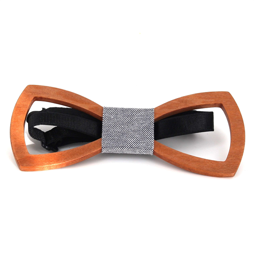 Papillon in Legno Vuoto Arrotondato