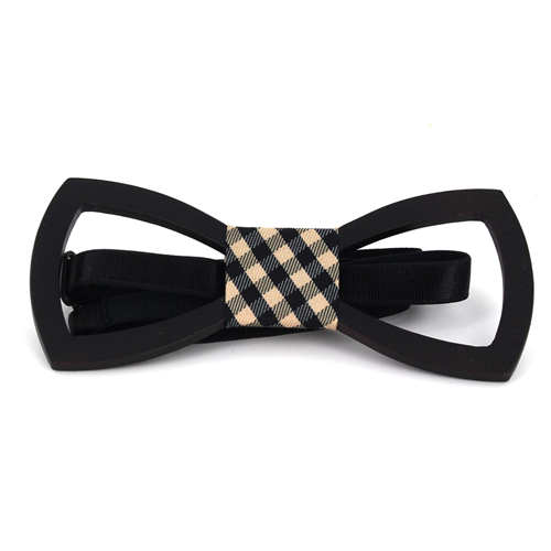 Papillon in Legno Vuoto Arrotondato