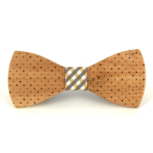 Papillon in Legno a Pois