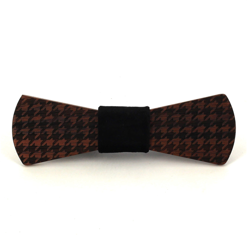 Papillon in legno Pied de Poule
