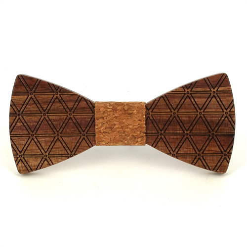 Papillon in Legno a Rombo