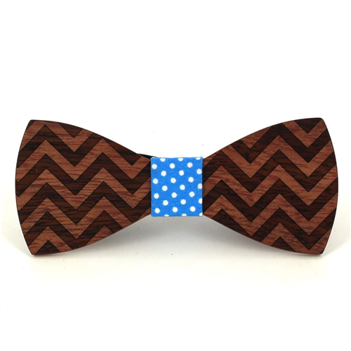 Papillon in Legno Zig Zag