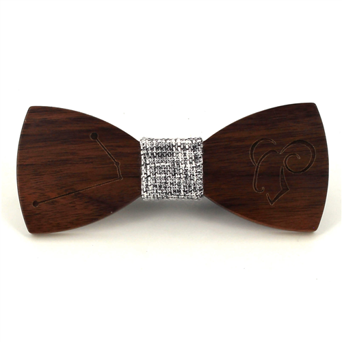Papillon in Legno Segno Zodiacale Ariete