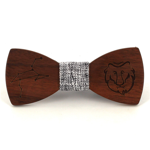 Papillon in Legno Segno Zodiacale Leone