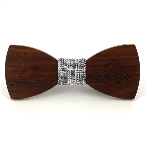 Papillon in Legno Segno Zodiacale Pesci