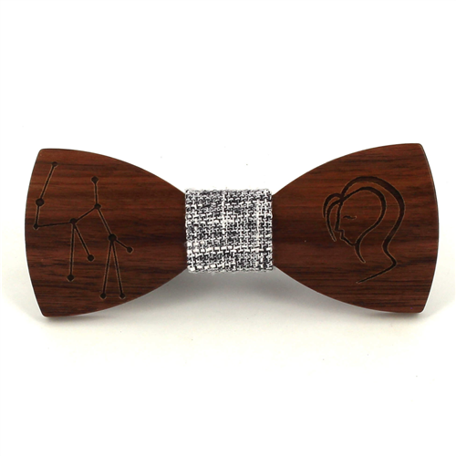 Papillon in Legno Segno Zodiacale Vergine