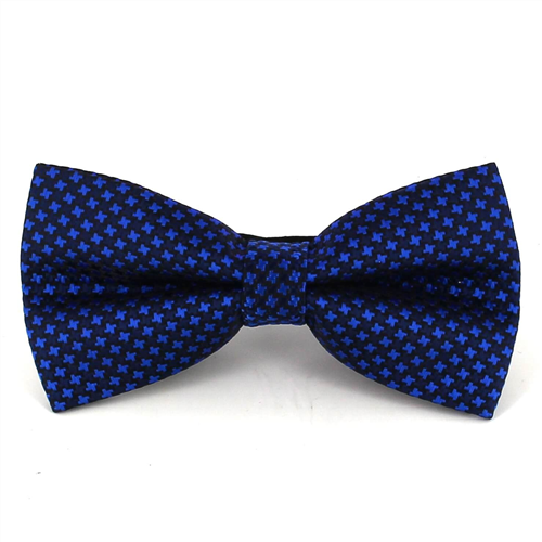 Papillon Nero con Croci Blu