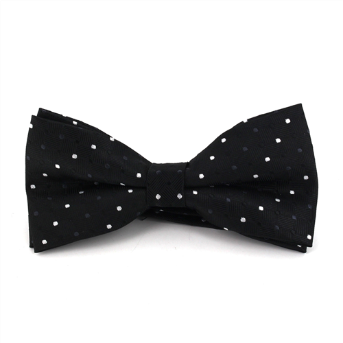 Papillon Nero a Pois Strutturato