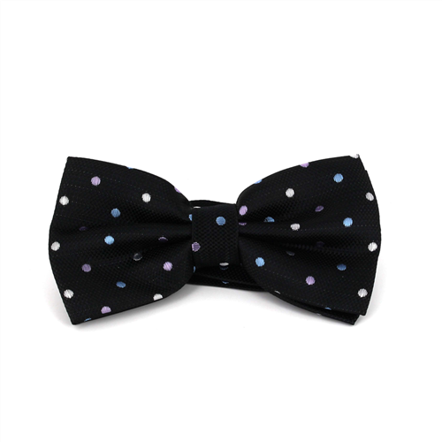Papillon Nero a Pois Multicolore