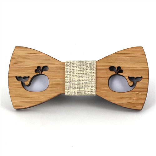 Papillon Bambini in Bambù Forato Balena