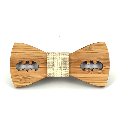 Papillon Bambini in Bambù Forato Batman