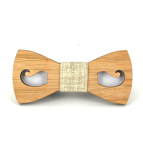 Papillon Bambini Bambù Vuoto Baffi