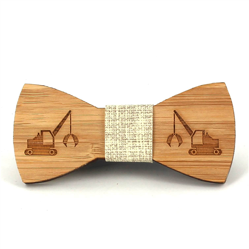 Papillon Bambini in Bambù con Molletta-Escavatore
