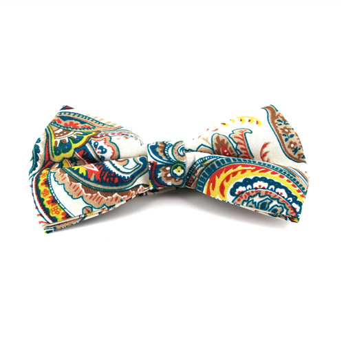 Papillon Paisley Bianco