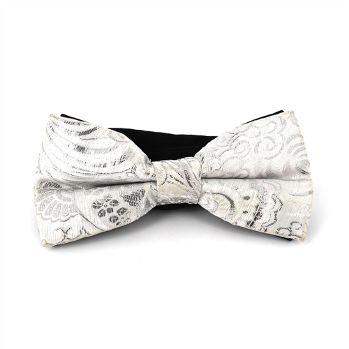 Papillon Paisley Lucido Bianco