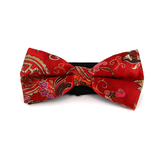 Papillon Paisley Lucido Rosso