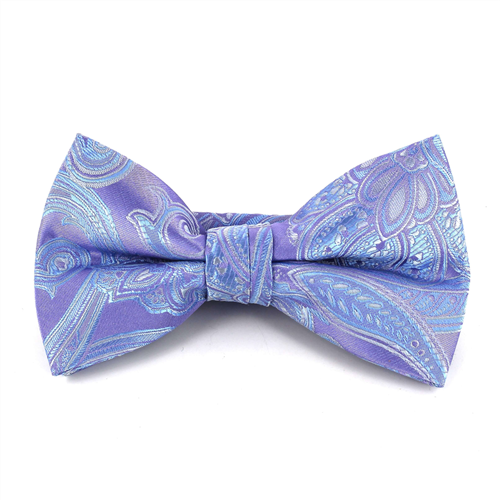 Papillon Paisley Viola e Celeste