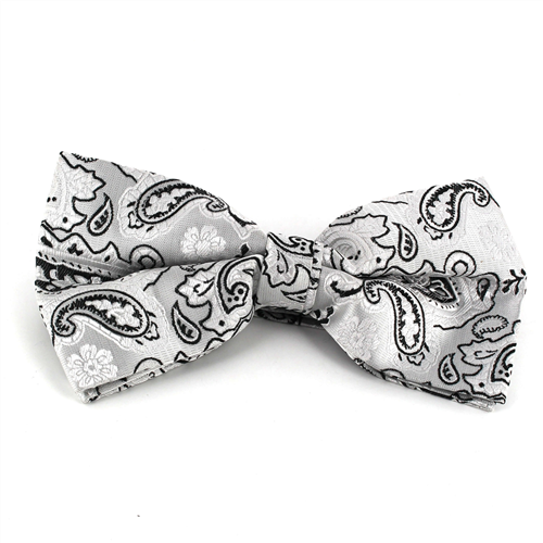 Papillon Paisley XL Grigio Argento